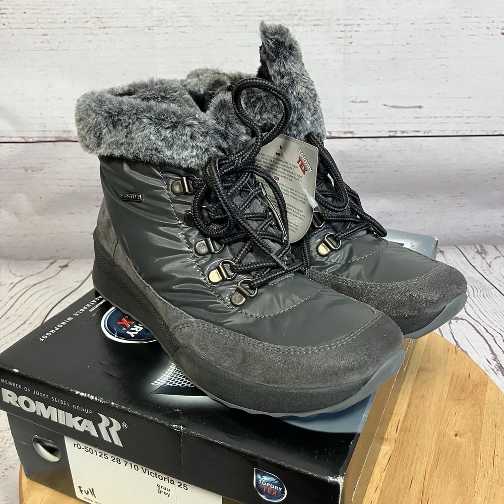 Romika Boots Womens Size‎ 37EU US 6-6.5 Water Proof Top Dry Tex Windproof